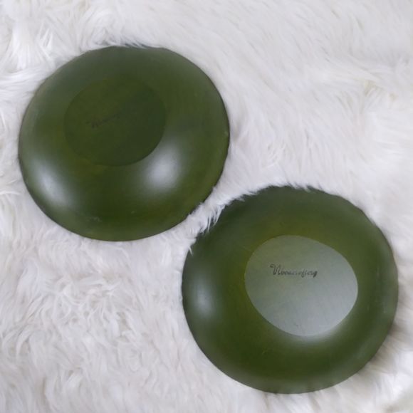 Woodcraftery wooden bowls spoon hand painted set - Picture 5 of 11